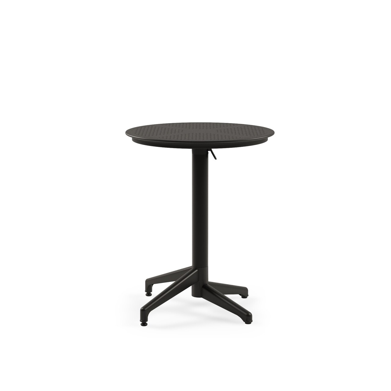 Masa pliabila, Hanah Home, Moon Ø60 V2 F, 60x78x60 cm, Negru - imagine 5
